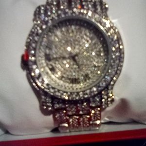 Men's ice star bling watch